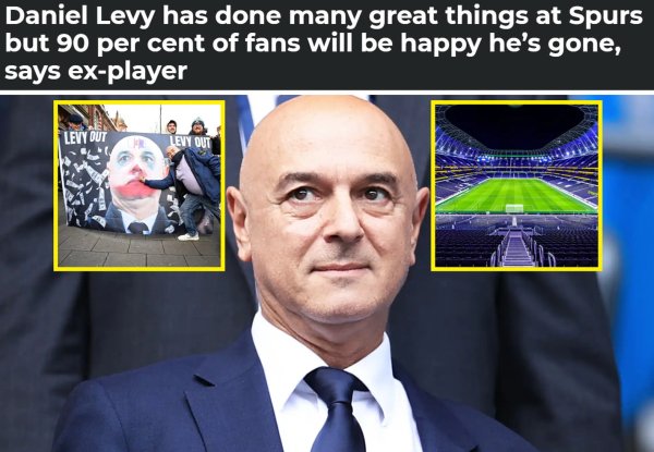 鑫月配 奥哈拉: 90%的热刺球迷会很开心 列维终于下课了